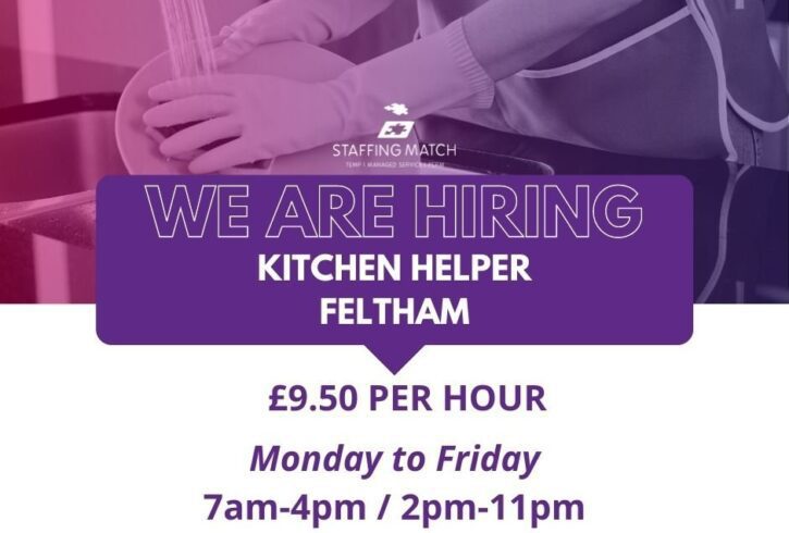 Loc De Munca Ajutor In Bucatarie In Feltham, Londra
