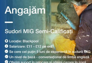 Angajam Sudori MIG Semi-Calificati In Blackpool, UK