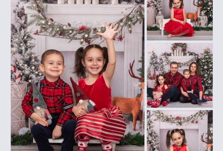 Sedinte Foto In Studio Cu Decor De Craciun In Redbridge, Londra