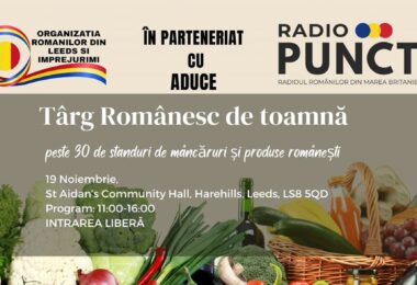 Targ Românesc De Toamnă In Leeds, UK
