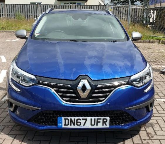 Vand Renault Megane 4 GT line 2017 in North Tawton