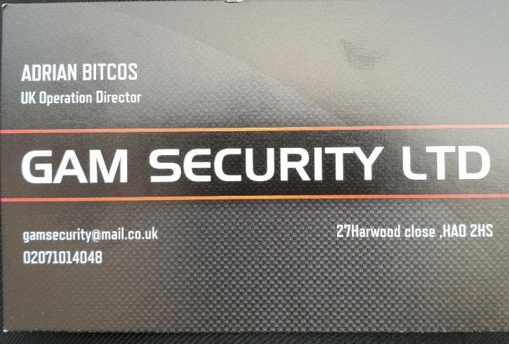 Angajam security cu licenta door supervizor - GAM SECURITY LTD