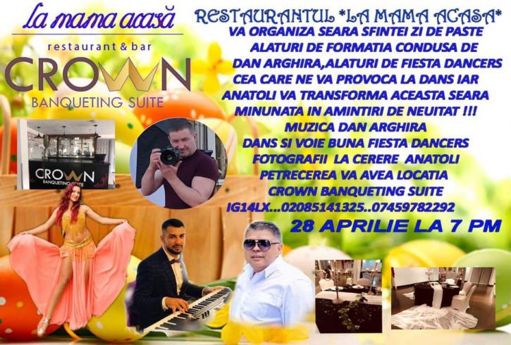 Restaurantul La mama acasa organizeaza sarbatoarea Pastelui IG1 Ilford