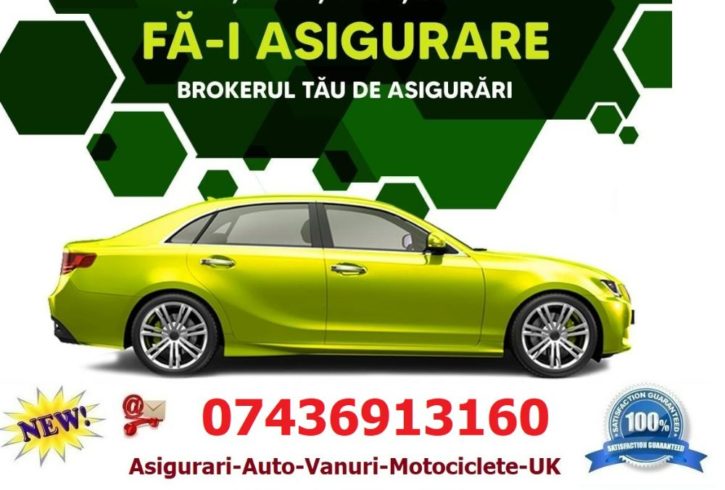 Asigurari Auto UK – Broker Asigurari Ofer Servicii Asigurari Auto