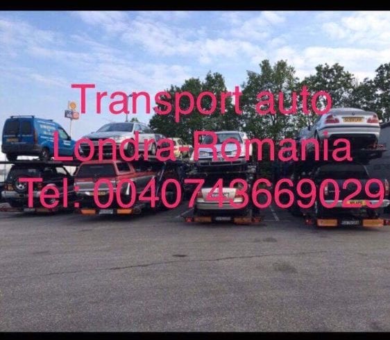 Transport auto pe platforma Londra-Romania