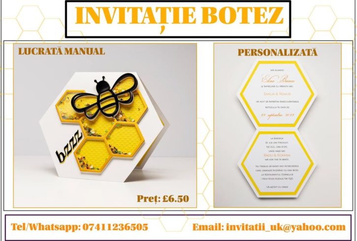 De vânzare Invitații pentru botez personalizate in Londra