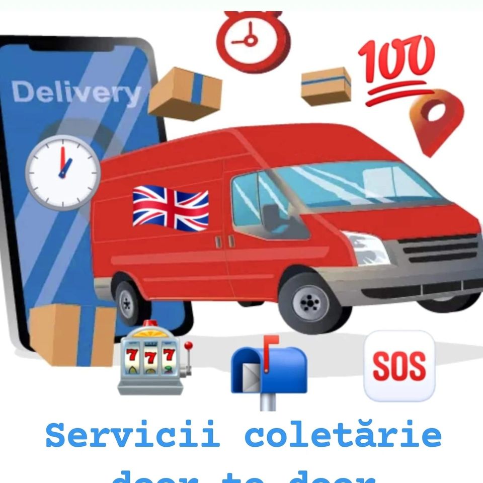 Oferim Servicii de Coletărie Door to Door UK-RO Retur