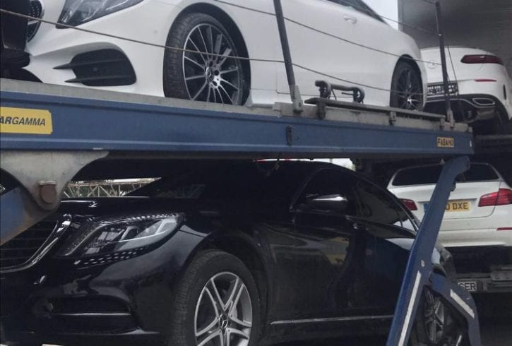 Platforma transport masini / jeepuri / auto de lux Anglia Romania