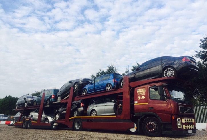 Transport auto pe platforma Londra-Romania