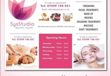 Sys Beauty Salon Harrow Londra HA2