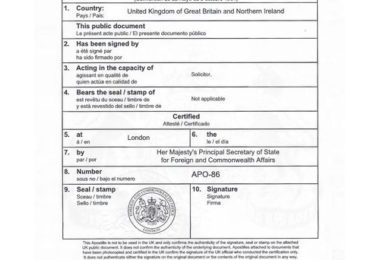 Traduceri Autorizate si Apostila Haga in UK