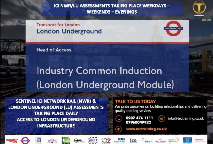 Calificari si Carduri - Constructii si Feroviar - Tec Training Londra