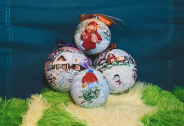 Globuri Brad Craciun Pictate Manual - Liverpool UK