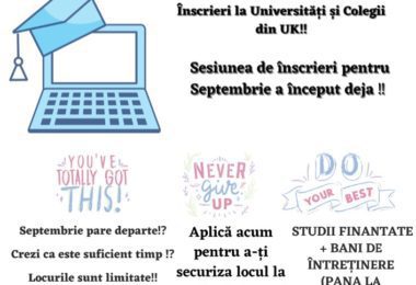Aplica Acum Pentru Un Viitor Mai Bun - Studiaza in UK!