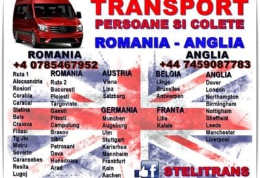 STELITRANS Transport ROMANIA-ANGLIA