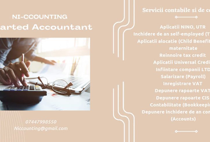 NI-Consulting Oferă Servicii de Contabilitate in Londra