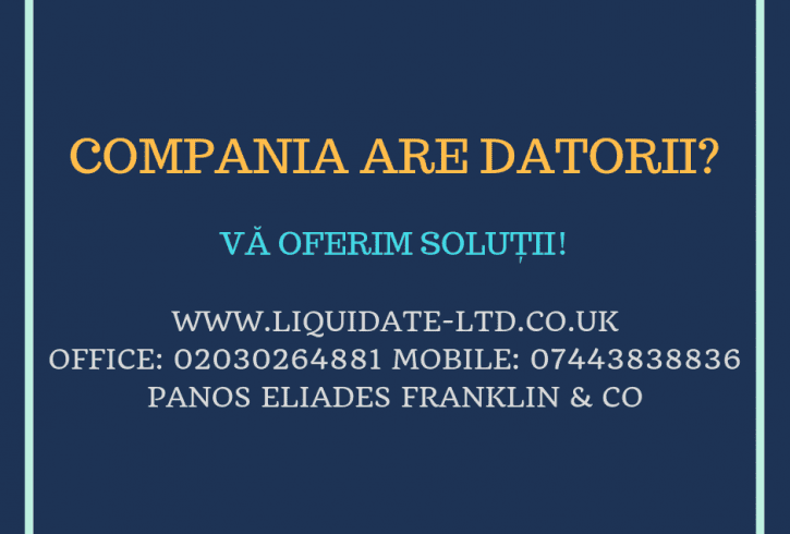 Compania are datorii catre Creditori si HMRC?
