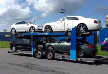 Platforma transport masini / jeepuri / auto de lux Anglia Romania