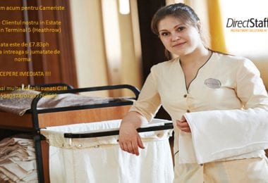 Personal pentru Hotel / Cameriste in Hounslow