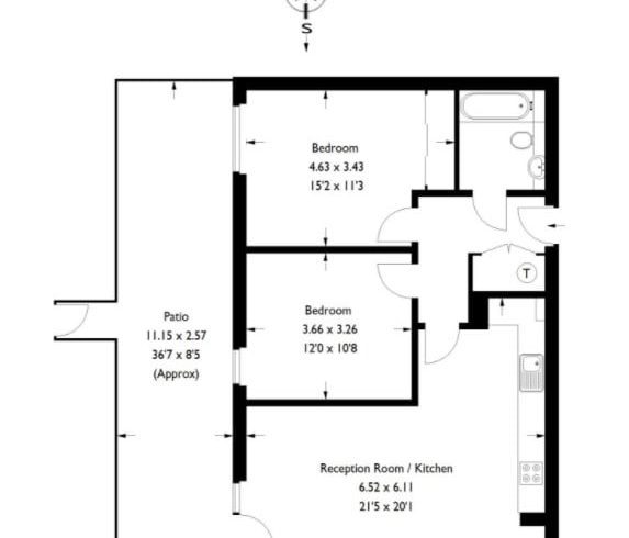 Chirie Apartament 2 Dormitoare Canning Town E16