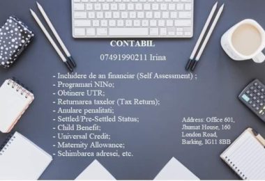 Consultanta Contabilitate in Barking Londra - EeaConsulting Rina