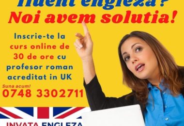 Curs de ENGLEZA Online in Londra - Crystal&Co