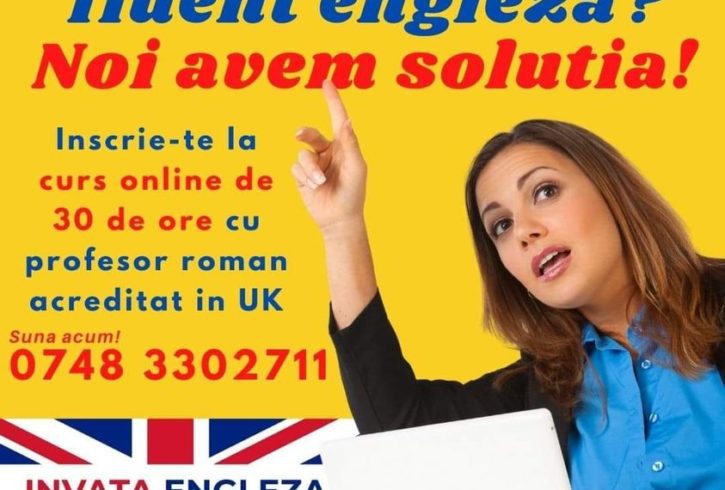Curs de ENGLEZA Online in Londra - Crystal&Co