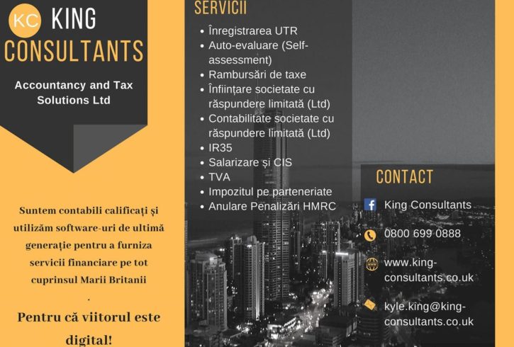 King Consultants Contabili Romani in Londra UK
