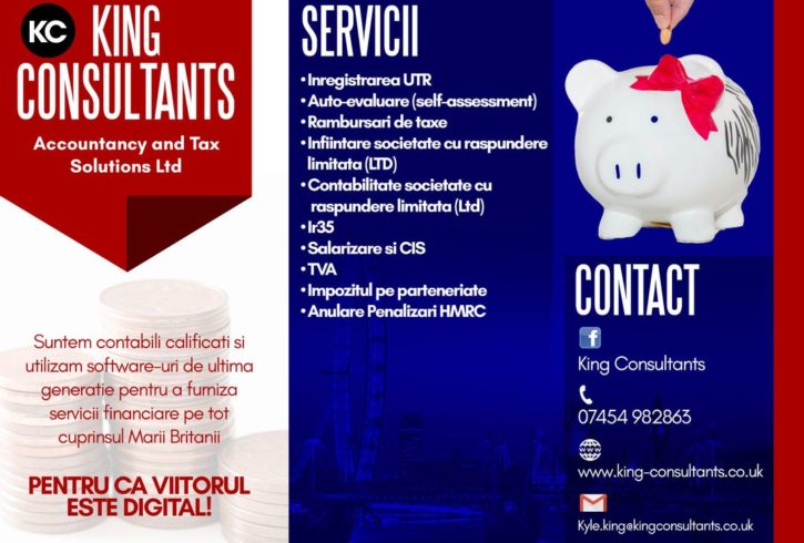 King Consultants Contabili Romani in Londra UK