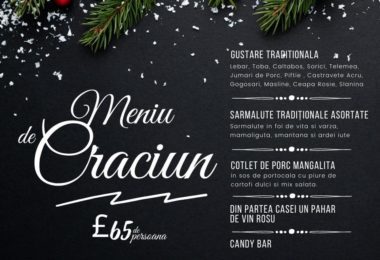 Meniu Traditional Seara de Craciun - Amurg Restaurant