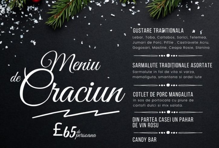 Meniu Traditional Seara de Craciun - Amurg Restaurant