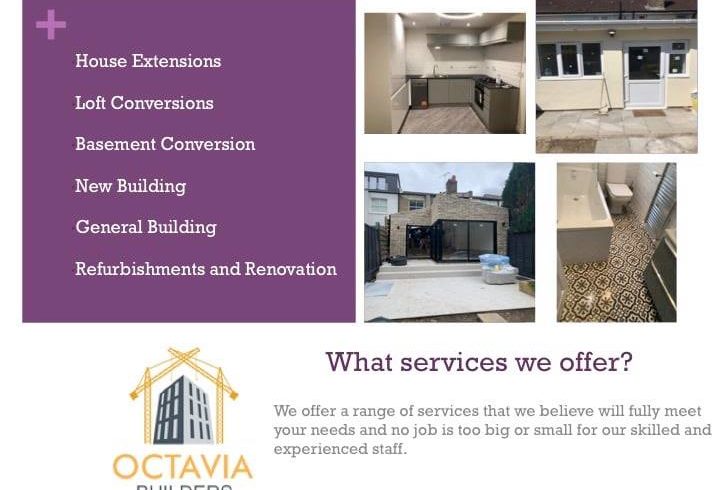 Angajam General Builders in Londra - Octavia Builders Ltd