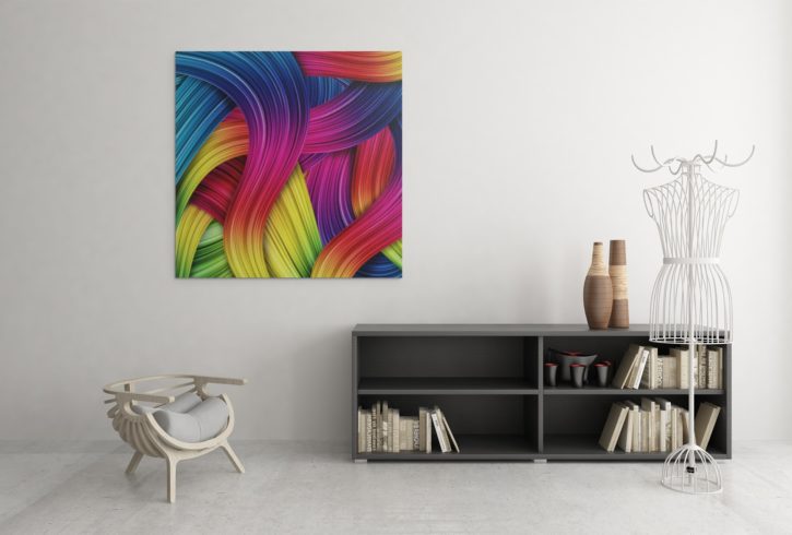 Tablouri Printate pe Panza Canvas - Orange Sunset Art Studio