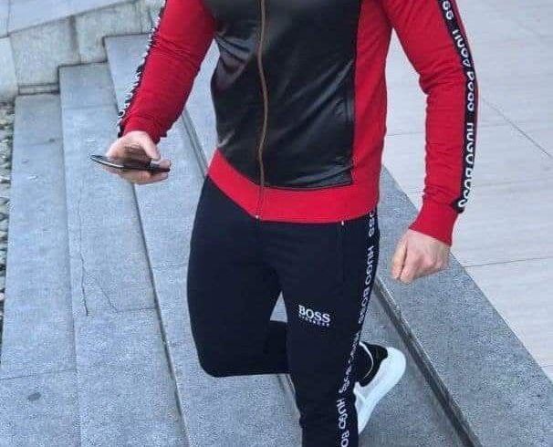 Trening Hugo Boss Rosu Livrare in UK