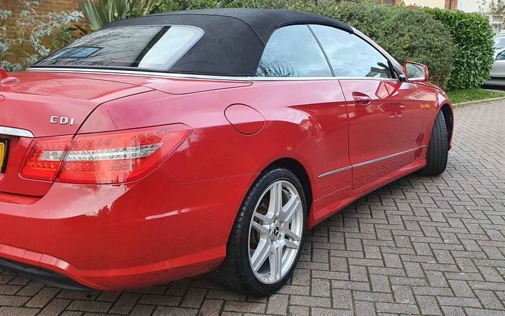 Vand Auto 2013 Mercedes E 350 CDI Cabrio in Luton UK