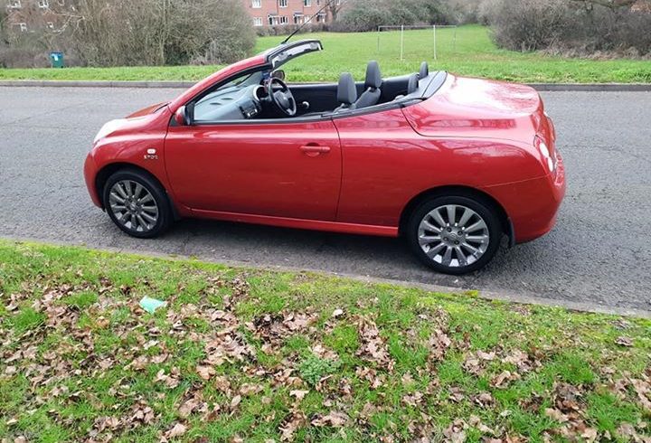 Vand Auto Nissan Micra C decapotabil 1.6 benzina manual in Redditch UK
