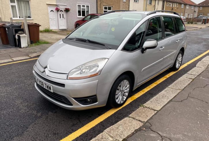 Vand Citroën C4 Picasso 2008 in Dagenham UK