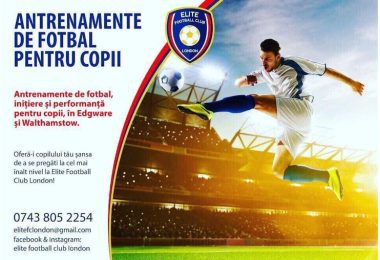 Recrutam ANTRENORI de fotbal - Elite Football Club London