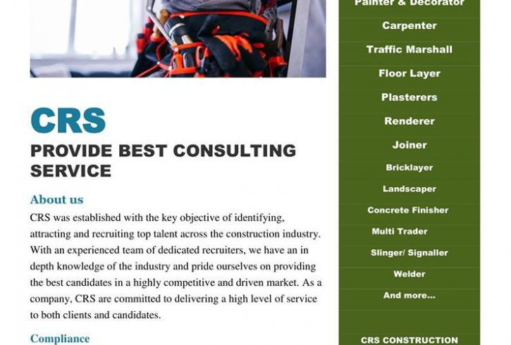 Locuri de munca in constructii UK - Agentia CRS