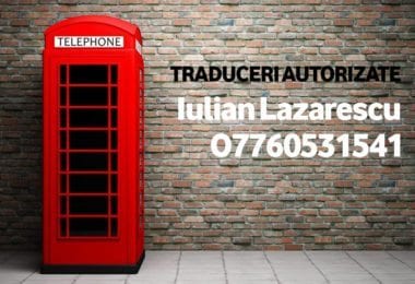 Traduceri autorizate - Iulian Lazarescu